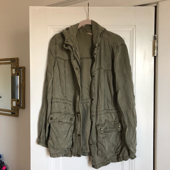 Max Jeans Jackets & Blazers - Max Jeans Utility Olive Jacket